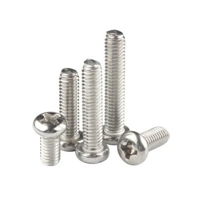 Factory Price SS304 SS316 DIN7985 Cross Recessed Pan Head Machine Screw