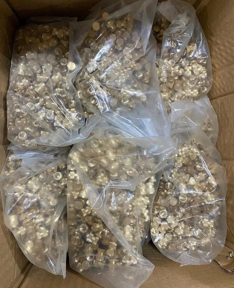 Slotting Nut, Brass Nut, Round Nut, Internal and External Thread Nut