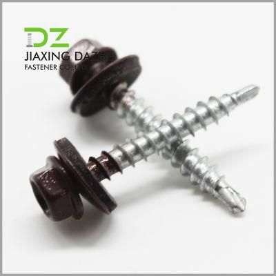 Color Painted Hex Head Self Drilling Screw Roofing Screw