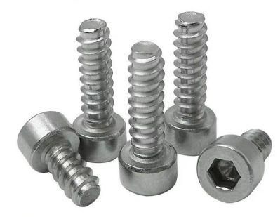 M6-M8 304 Stainless Steel Cylindrical Head Hexagon Socket Flat Tail Self Tapping Screw Cup Head Hexagon Square Flat Tail Screw