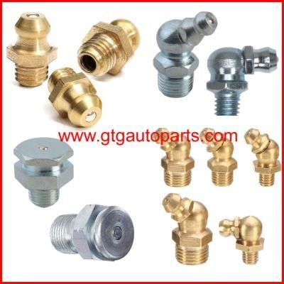 Button Head Grease Nipples Double Hexagon Oil Fitting M10X1 Straight