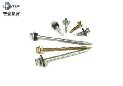 Bright Zinc Plated Hexagon Head with Washer Self Drilling Screw
