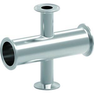 Ss 304/316L Pipe Fitting Clamped/Welded Concentric Cross