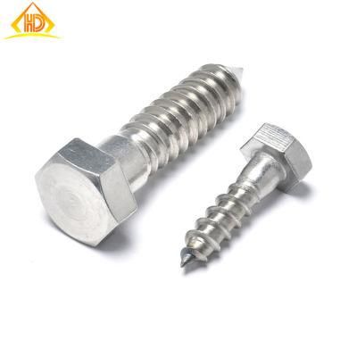 Factory Supply Moderate Price Stainless Steel Hexagon Head Wood Screw