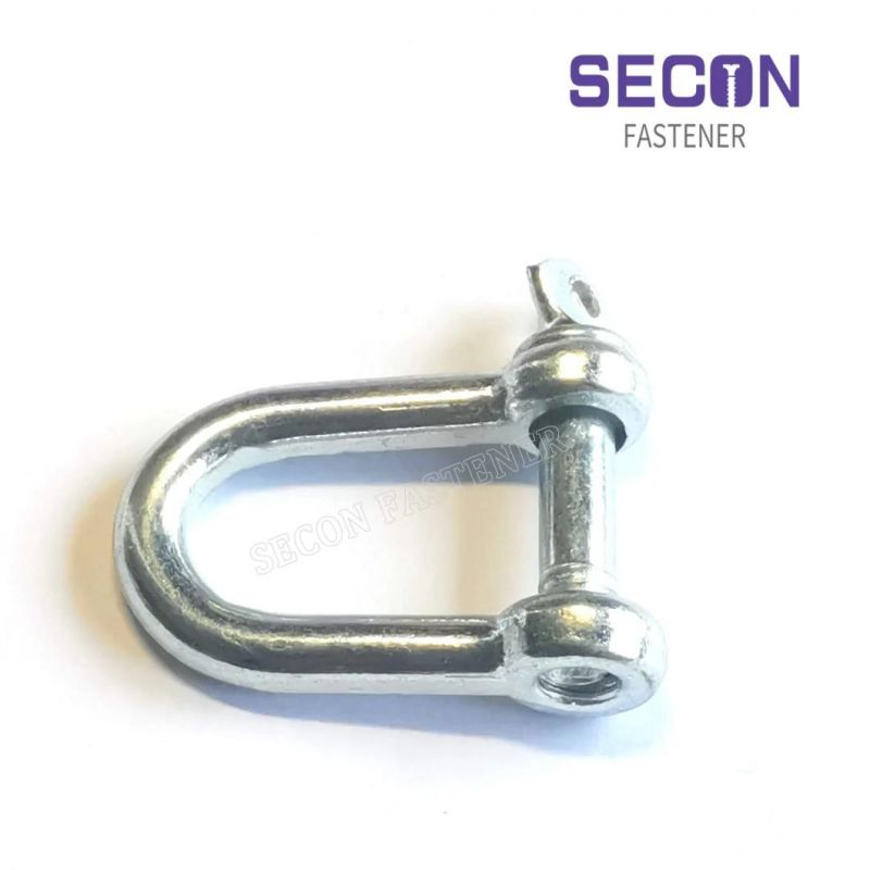 China Factory OEM High Quality Hot Forged D Shackle Stainless Steel /Carbon Steel Shackle