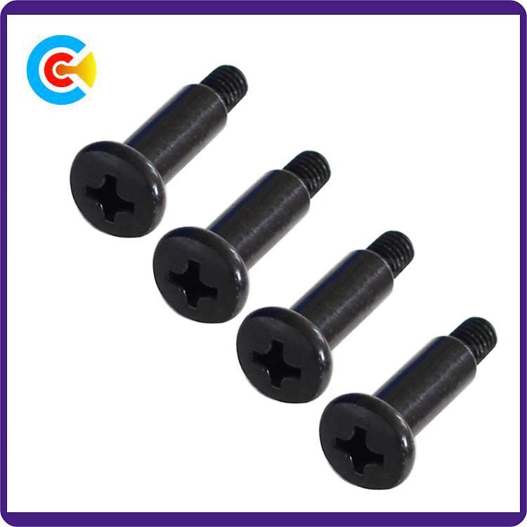 DIN/ANSI/BS/JIS Carbon-Steel/Stainless-Steel Round Flat Head Non-Standard Step Shoulder Customized Screws