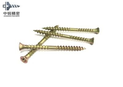 4.5X25mm Chipboard Screws Hardened Flat Head Zinc Plated Full Threaded Chipboard Screw