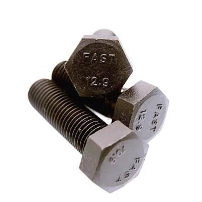 Bolt Carbon Steel Alloy Steel Steel Zp Black HDG Grade 8.8/10.9/12.9 Hex Bolt