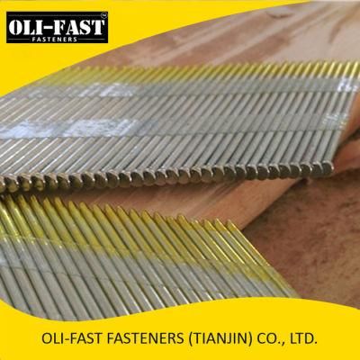 15ga 34 Degree Da Angled Finished Nail, Galvanized Da Nail