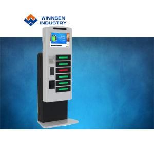 Payment Access Cell Phone Charging Station with Advertising Function