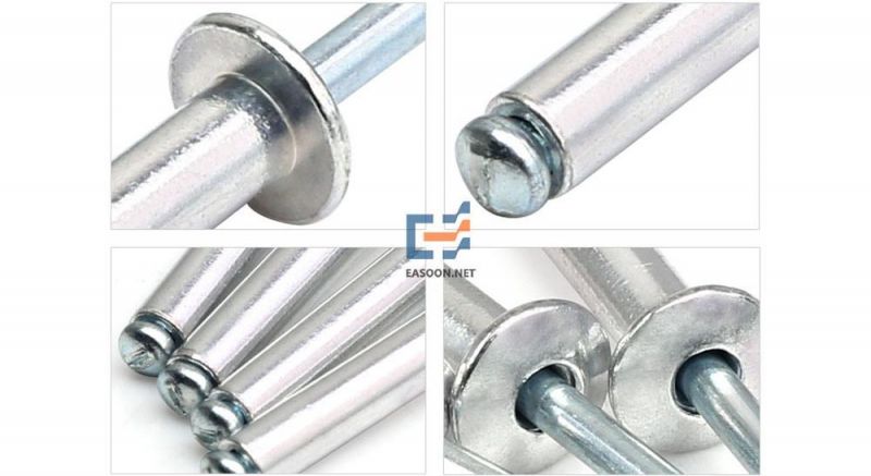 Fold Type Rivet Blind Rivet Nut Steel Drive Rivets