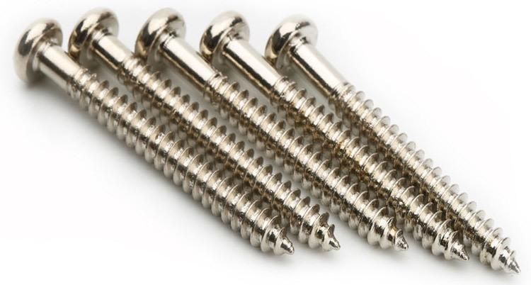 Micro Steel Pan Head Phillips Cross Half Thread Self-Tapping Screws