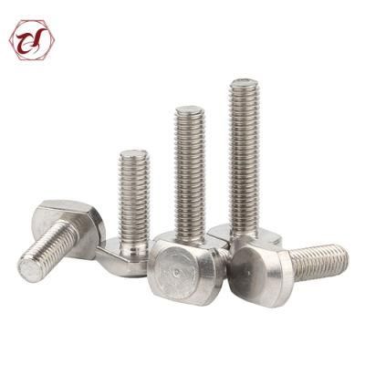 Square Head Stainless Steel 304 Hammer Bolts A2 T Head Bolt