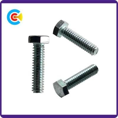 Fastener Carbon Steel Galvanized Hexagon Head Screws/Bolt for Industrial/Auto Parts