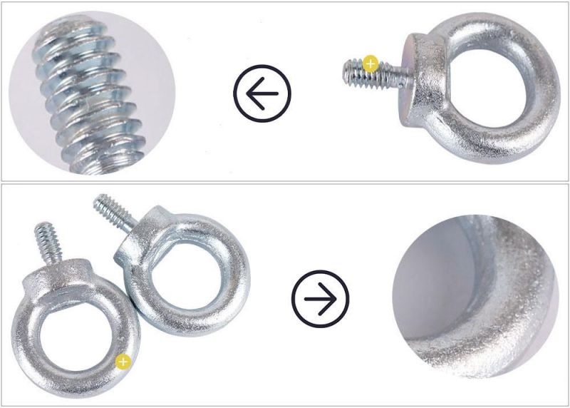 Eyebolt Zinc Plated Lock Bolt 6.8 Fasteners C20 Bolt and Nut