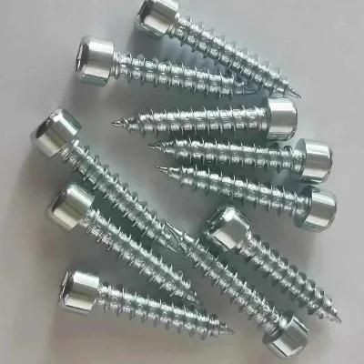 China Factory Cheese Head Self Tapping Screw Full Threaded Zinc Plated