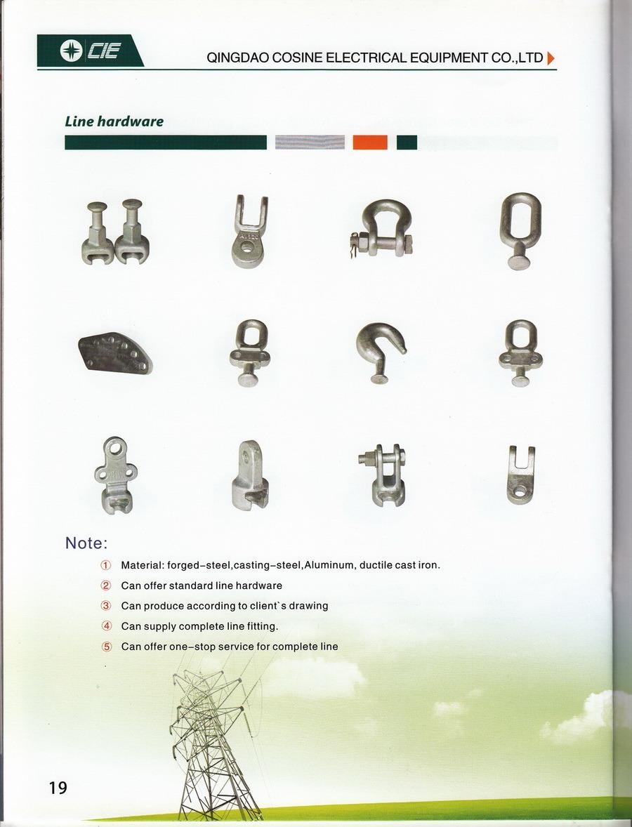 Ball Eye/Eye Ball for Overhead Lines/Forged Gavalnized Oval Ball Eye
