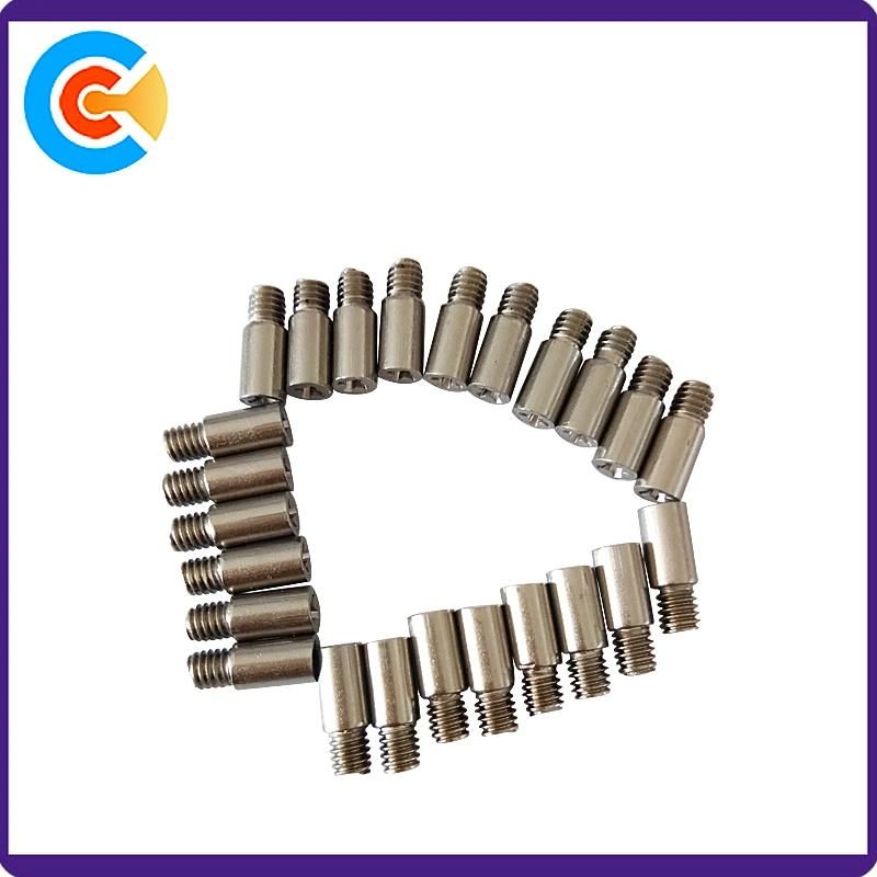Stainless Steel M3 M4 M6 Slotted Headless Screw