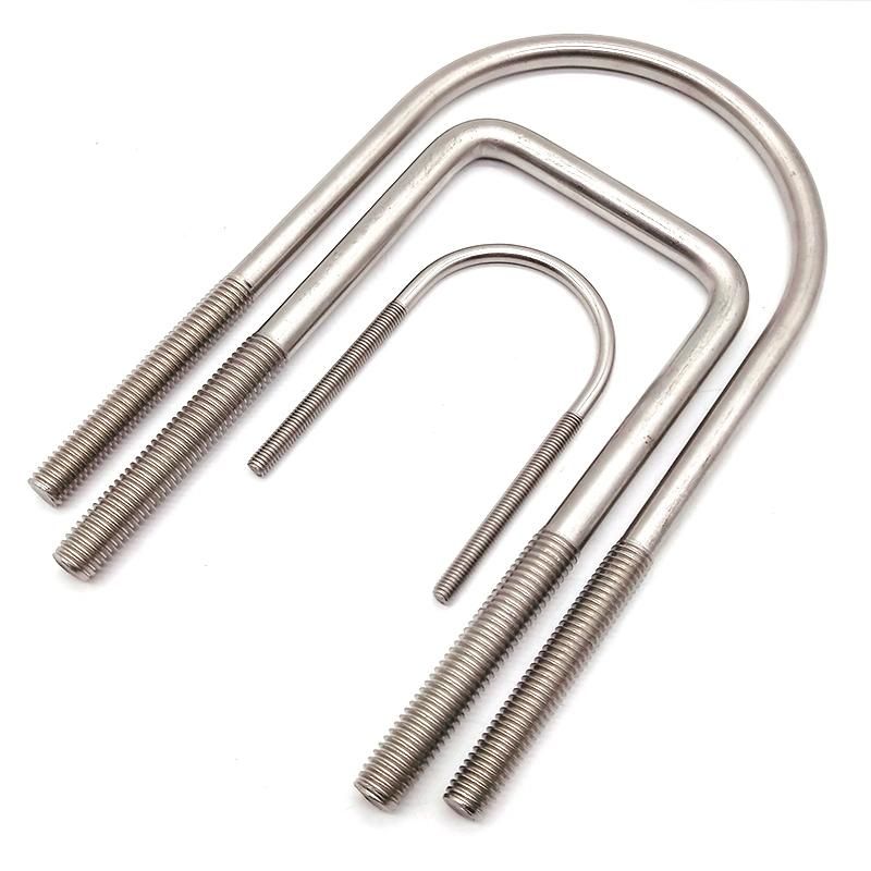 Stock 304 Stainless Steel Square U Bolt