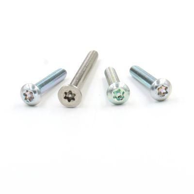 ISO7380 Stainless Steel Torx with Pin Socket Button Head Machine Screw