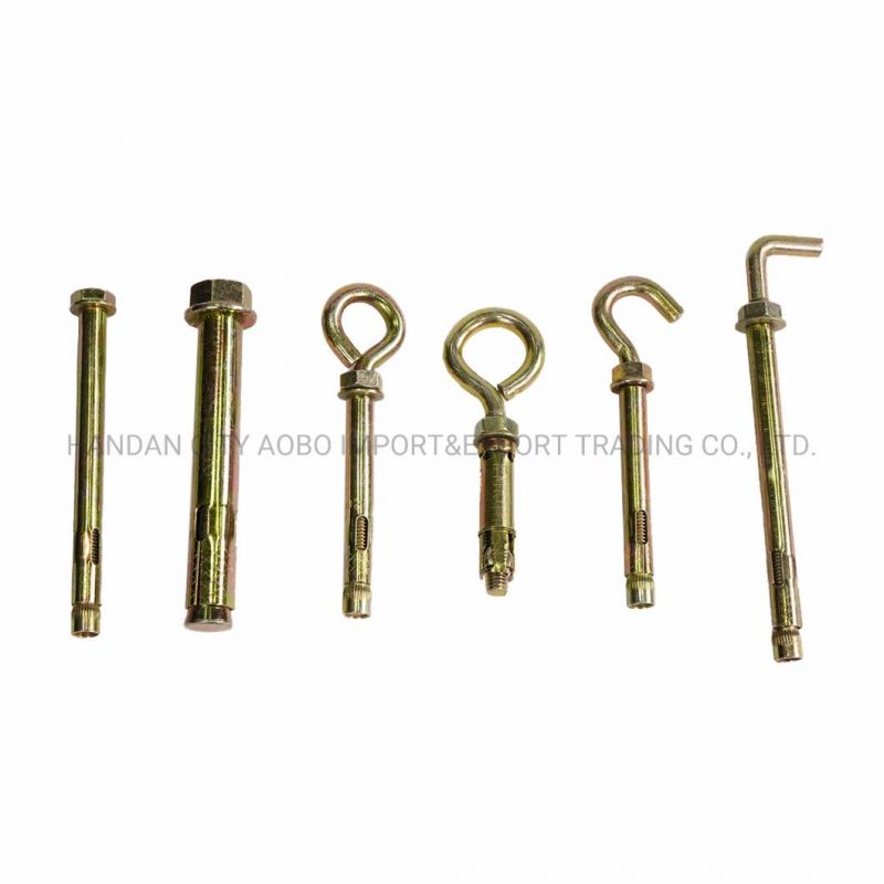 Taquete Expansor Con Argolla Sleeve Anchor with Eye Hook Bolt