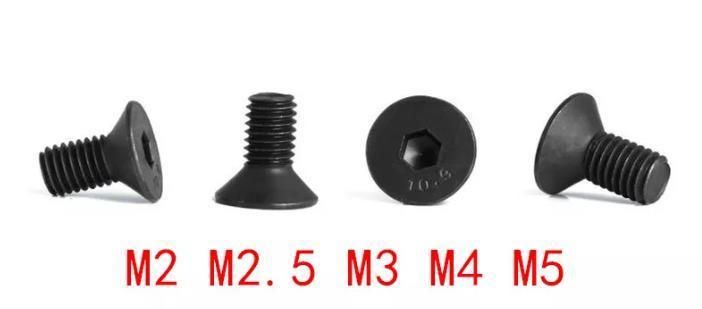 Stainless Steel Phillips Screws M2/M2.5*3/4/5/6/8/10mm Cross Flat/Round Head Thread Metric Machine Screw Bolt