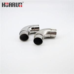 Real factory making 304 stainless steel round stair handrail fitting
