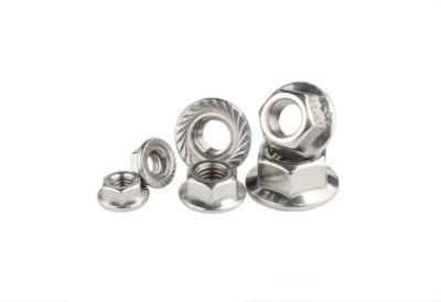DIN 6926 Hexagon Flange Nut in Stainless Steel and Titanium Fasteners