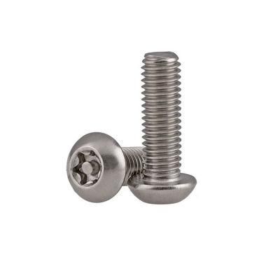 Stainless Steel 304/316 Torx Pan Head Security Screw with Pin