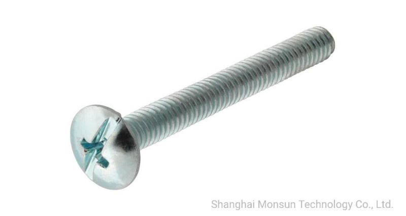 Combo Drive Pan Head Bzp Steel Machine Screw