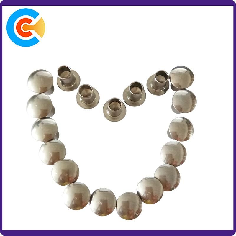 Carbon Steel Nickel Plating Semi-Tubular Step Rivet