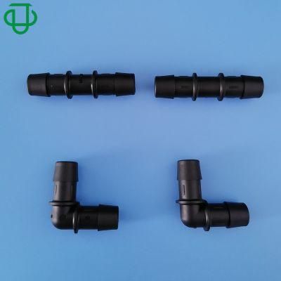 5/8&quot; 16mm Plastic Rubber Tube Hose Barb PP Pipe Connector 2 Way Equal Coupling Plastic Straight Through Reduction I Type Tube Fitting