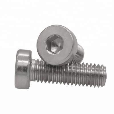 SUS Stainless Steel 304 DIN7984 Hexagon Socket Machine Screw Bolt
