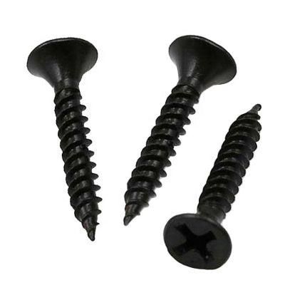 3.5*25mm High Performance Wood Screws MDF Black Phosphate Gypsum Board Self Tapping Drywall Screws