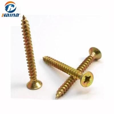 Pozi Drive Countersunk Head DIN7505 Zinc Plated Chipboard Screw