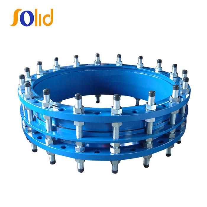 Big Range Dresser Coupling Ductile Iron Pipe Fittings Dismantling Joint Flexible Compensator