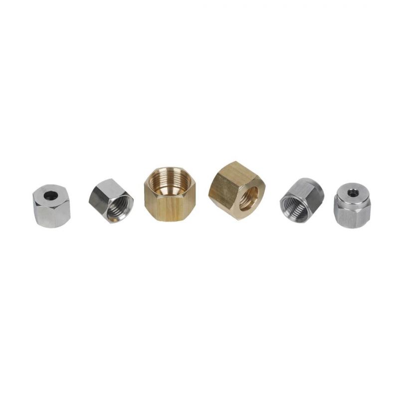Round Nut, Aluminum Nuts, Drilling Nut, CNC Machining Nuts, Customized