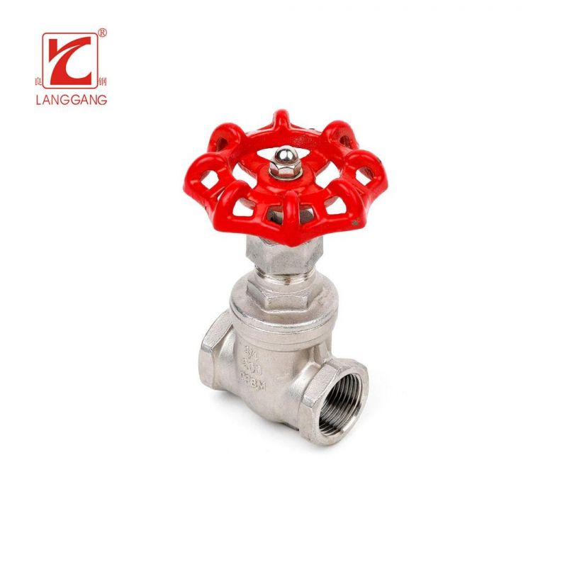 Standard Industry Stainless Steel Thread Water Oil Gate Valve