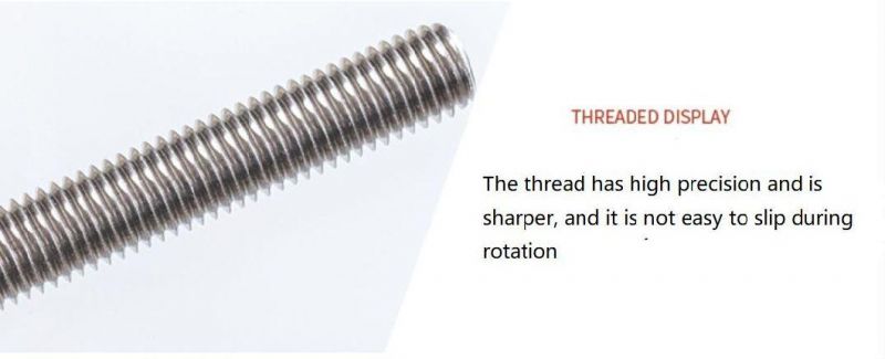 Customizable Size Stainless Steel DIN975 Threaded Rod/Thread Bar