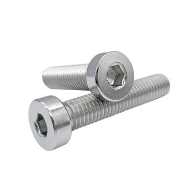 M10*80mm M4 Stainless Steel A2 Hex Socket Thin Cap Head Screw Bolt DIN7984