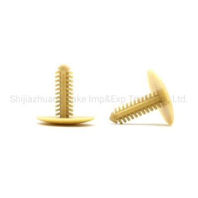 Auto Car Fastener Plastic Screw and Auto Clips with 6mm Hole Have Many Colors