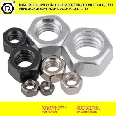 Zinc Plated Fasteners DIN934 Hex Nuts with Grade 6/8/10/12
