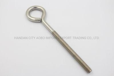 Supply Stainless Steel Forged Eye Bolts with Raw Material Report