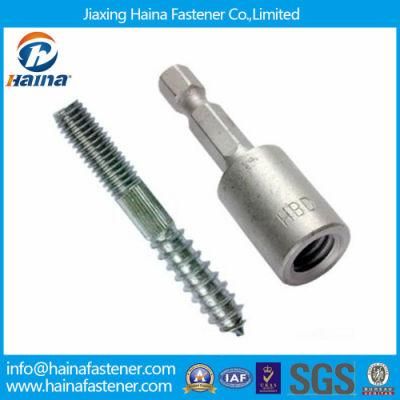 M12 Hexagon Twin-Headed Joint Bolt with Nut for Busduct System