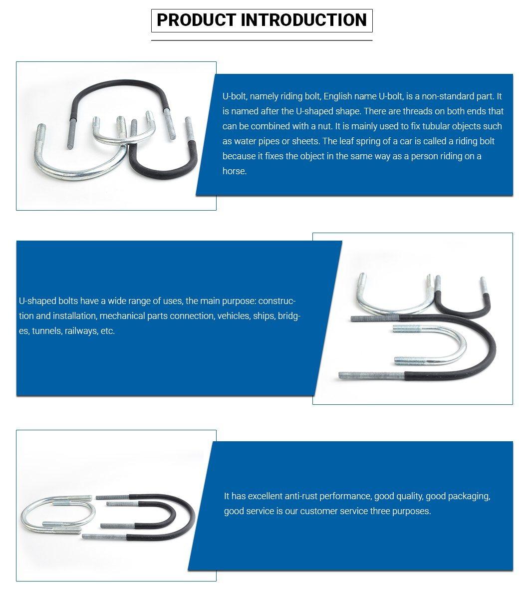High Quality Gr8.8 HDG Carbon Steel U Bolt