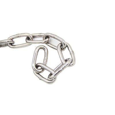 DIN766 Short Link DIN766 DIN763 Custom SS304 SS316 Chain Stainless Steel Chain