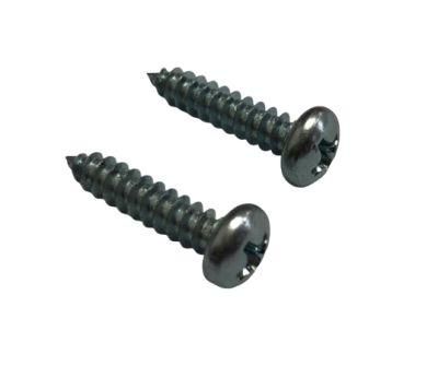 Phillip Pan Head Self Tapping Screws DIN7981 Zinc Plated