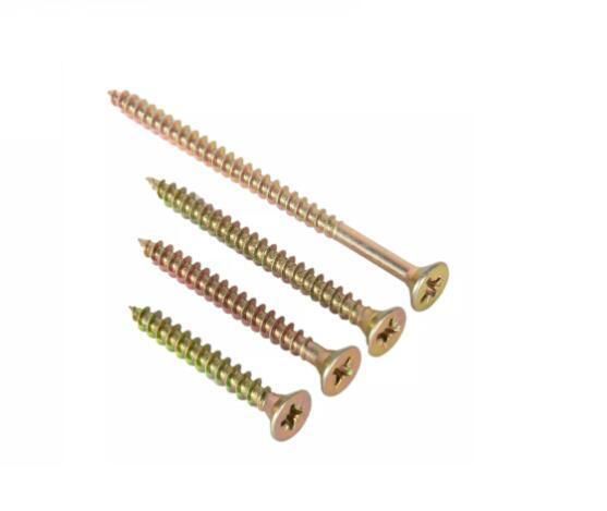 China Customized Sharp Point Single Thread Fibreboard Screw Chipboard Screw