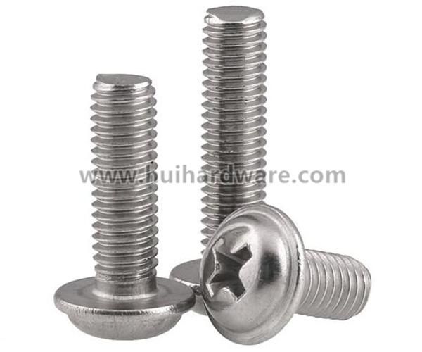 Stainless Steel 304 Pan Washer Head Machine Screws
