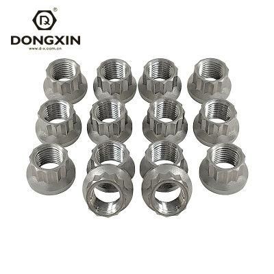 M6-M24 High Strength Hot Galvanizing SS304 SS316 12 Point Flange Nuts